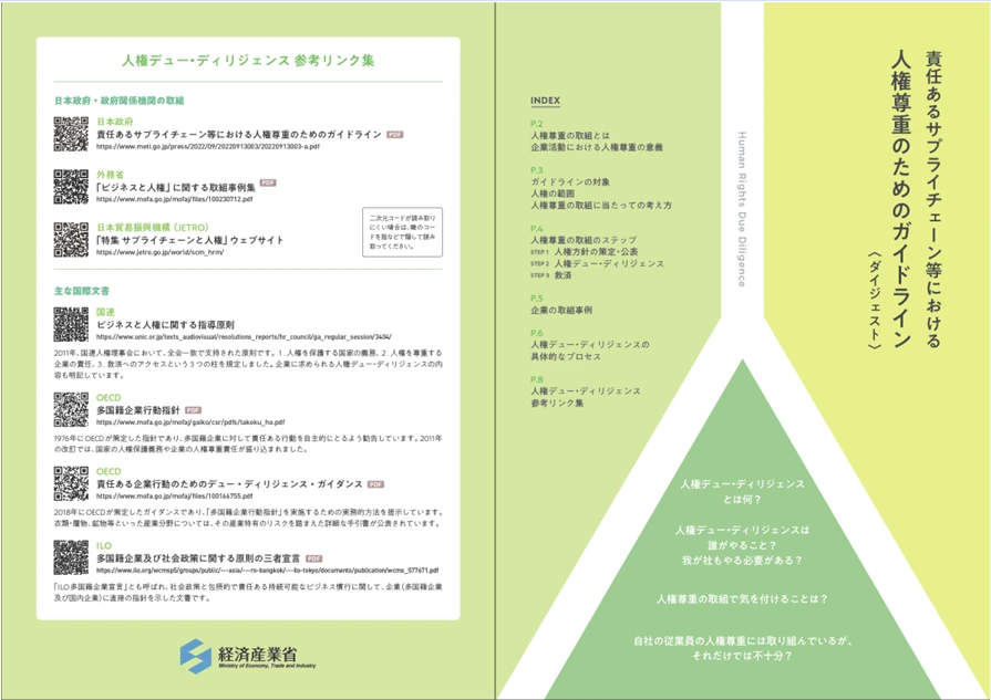 【経済産業省】人権尊重のためのガイドライン